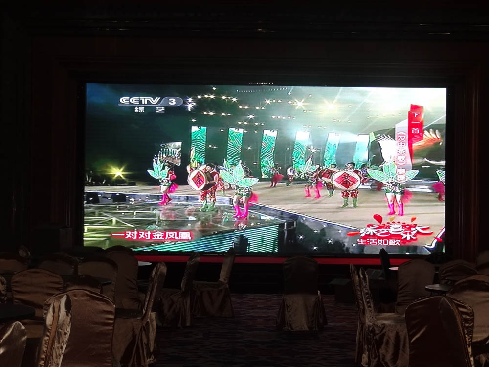 广东江门某5星级酒店P5全彩LED显示屏项目！